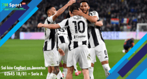 Đội hình dự kiến trước trận Cagliari vs Juventus