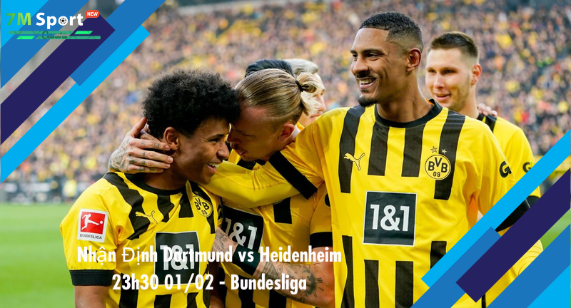 Đội hình dự kiến trước trận Dortmund vs Heidenheim