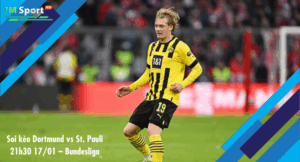 Đội hình dự kiến trước trận Dortmund vs St. Pauli