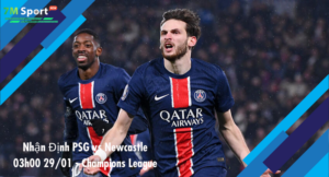 Đội hình dự kiến trước trận PSG vs Newcastle