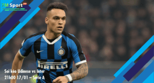 Đội hình dự kiến trước trận Udinese vs Inter