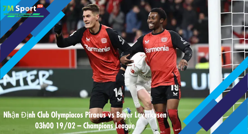 Đội hình dự kiến trước trận Olympiacos Piraeus vs Bayer Leverkusen